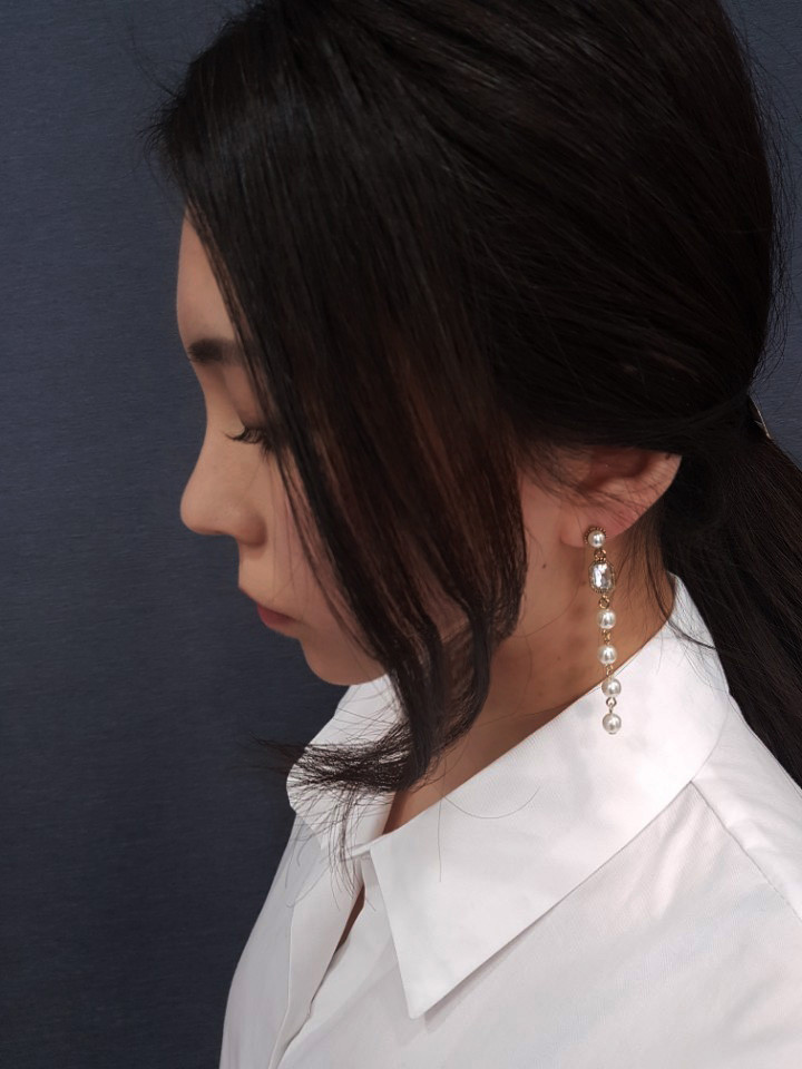 <b><p>Petit Cubic arl Unknown Drop eing female</p></b><b><p>プチ キュービック真珠 オンバル ドロップ イヤリング 女性 お好みの良いの クラシグ</p></b><br /><br /><p align='center'>