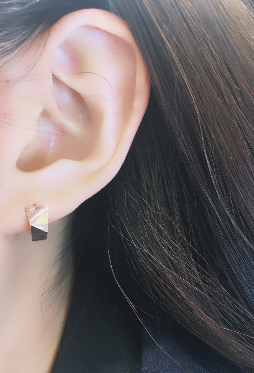 <b><p>Lloyd Broad One touch earring LOFH3023G Unique</p></b><b><p>ロイド ブロード ワンタッチ イヤリング LOFH3023G ユニークなスタイ 14K</p></b><br /><br /><p align='center'>