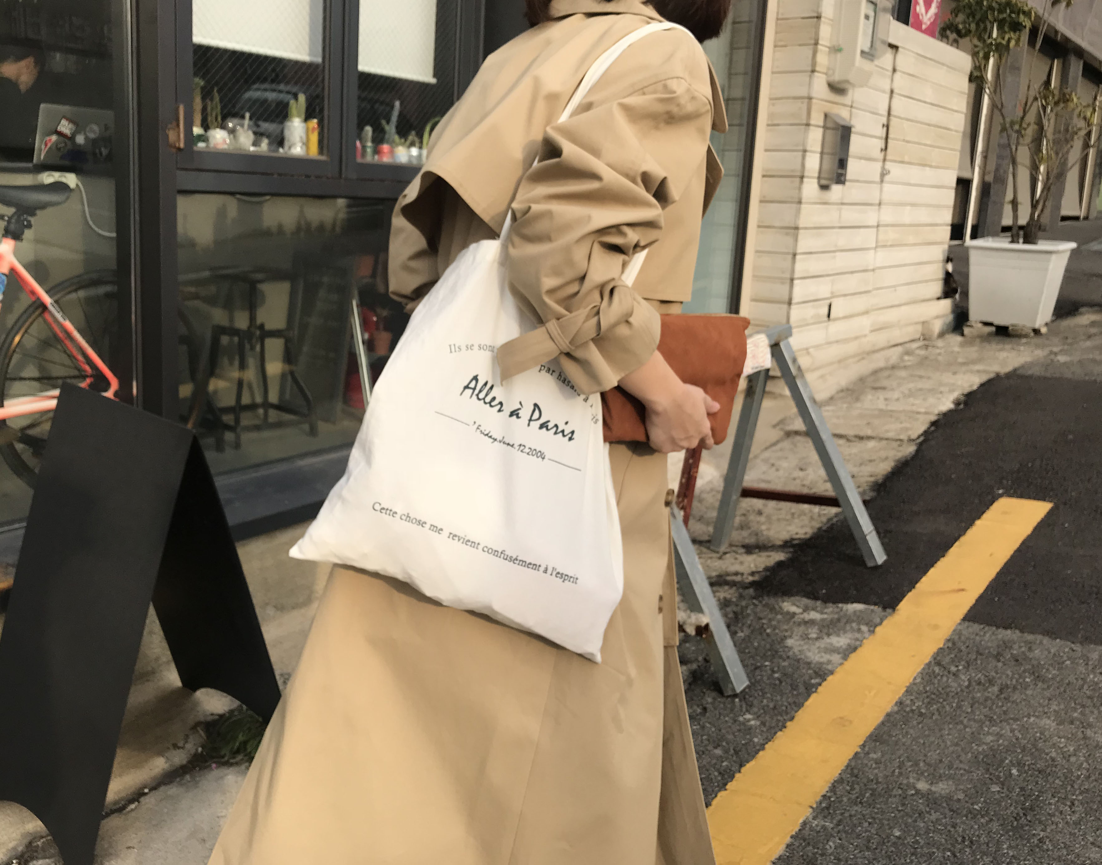 <b><p>20 minute coordation of makg remmen pouch</p></b><b><p>アワー某メンツパリスエコバッグバッグスエードクラッチポーチ推薦製作20代コーディネート</p></b><br /><br /><p align='center'>