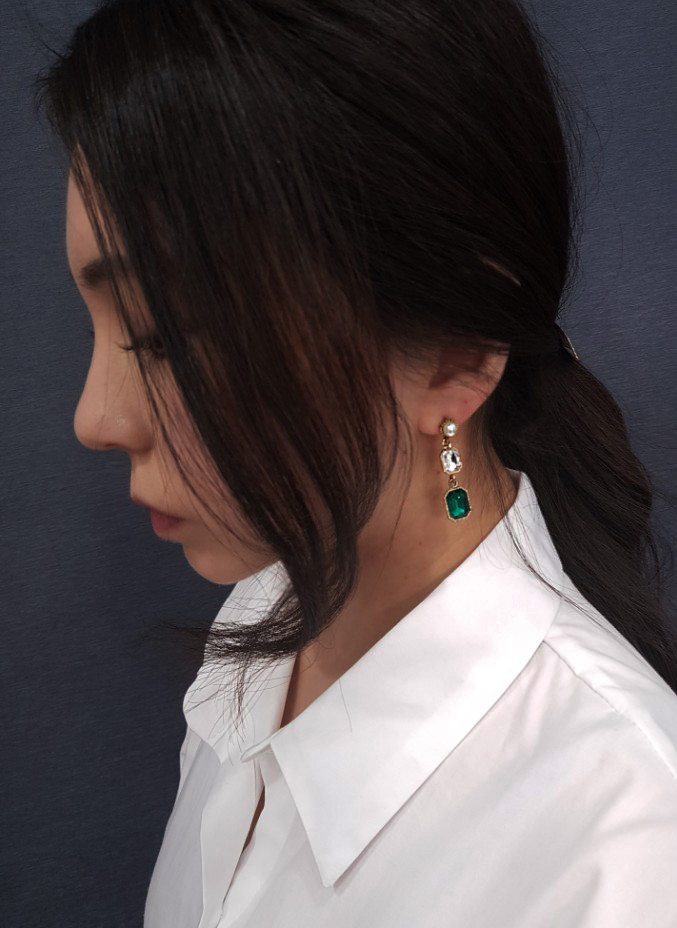 <b><p>Petit Cubic arl Unknown Drop eing female</p></b><b><p>プチ キュービック真珠 オンバル ドロップ イヤリング 女性 お好みの良いの クラシグ</p></b><br /><br /><p align='center'>