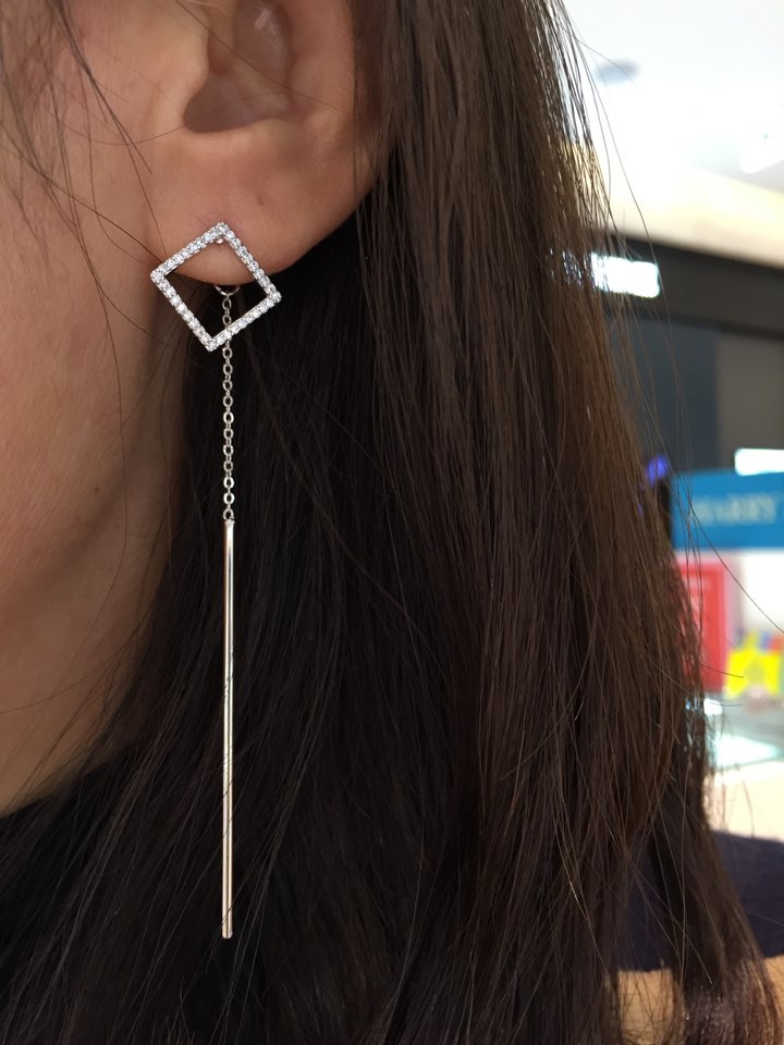 <b><p>Eileen square Pel Drop Erings AJBE2486</p></b><b><p>アイリーン スクエア パールドロップイヤリングAJBE2486</p></b><br /><br /><p align='center'>