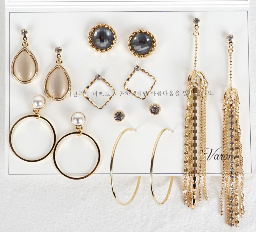 <b><p>gold Barney handmade week Wom ering Set package</p></b><b><p>ゴールド バローニ ハンドメイド 一週間 女性 イヤリング セット パッケージ ギフト</p></b><br /><br /><p align='center'>