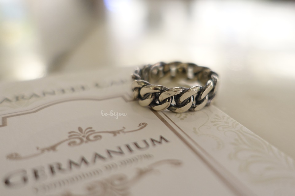 <b><p>Germanium silv chain rg</p></b><b><p>ゲルマニウムシルバーチェーンリング</p></b><br /><br /><p align='center'>