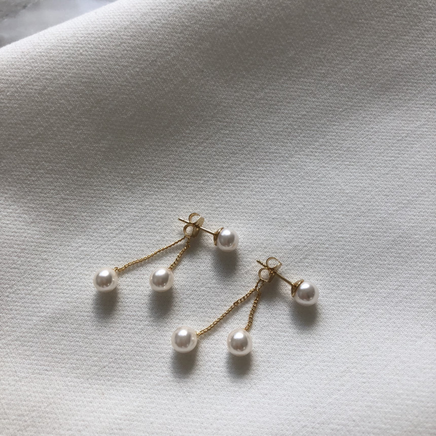 <b><p>Mourning Drop Pearl Ers Bold silver 925 Gift</p></b><b><p>無排 トゥ滴 真珠のイヤリング ボールド シルバー ドロップ 925 ギフト</p></b><br /><br /><p align='center'>