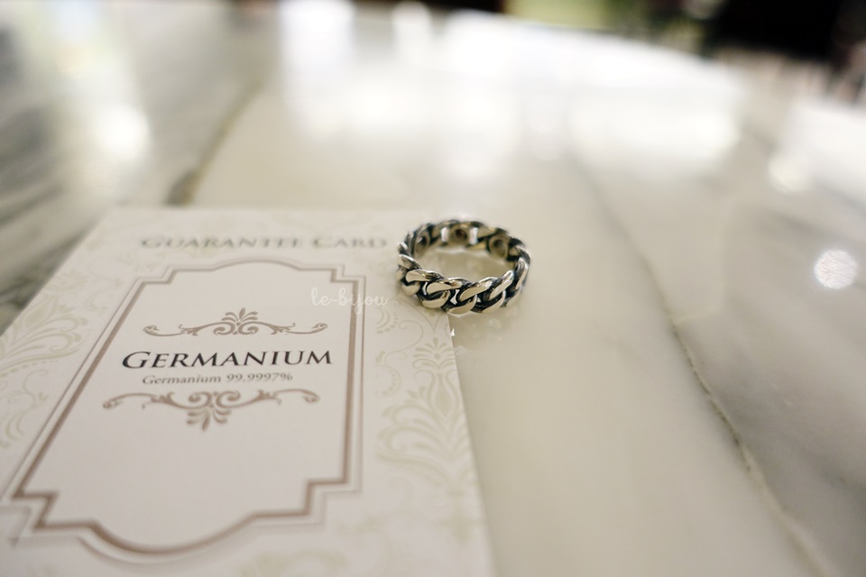 <b><p>Germanium silv chain rg</p></b><b><p>ゲルマニウムシルバーチェーンリング</p></b><br /><br /><p align='center'>