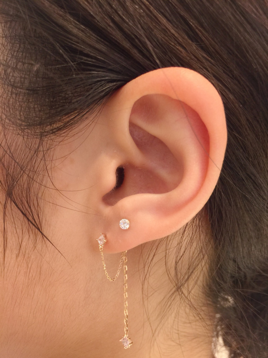 <b><p>Lloyd 2WAY Chain drop earrgs LPSH2005 Pisien</p></b><b><p>ロイド 2WAY チェーンドロップピアス LPSH2005 パリジエンこと 代の女性</p></b><br /><br /><p align='center'>