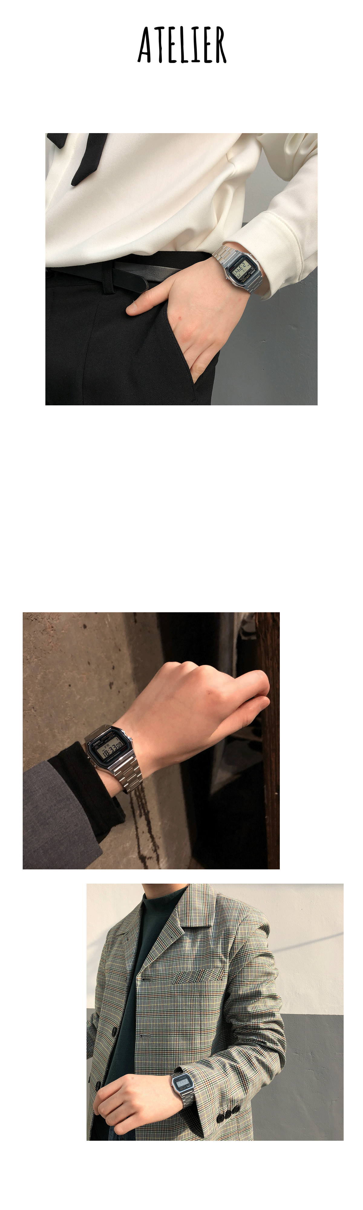 <b><p>Order rush Casio time clock man wrist couple</p></b><b><p>注文殺到 カシオ タイム 時計 男 手首 カップル ベルクロ 友達 軍人 メタル</p></b><br /><br /><p align='center'>