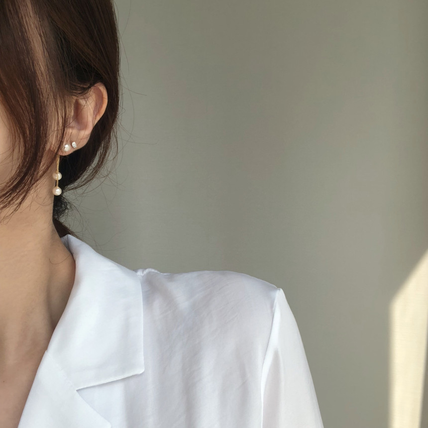 <b><p>Mourning Drop Pearl Ers Bold silver 925 Gift</p></b><b><p>無排 トゥ滴 真珠のイヤリング ボールド シルバー ドロップ 925 ギフト</p></b><br /><br /><p align='center'>