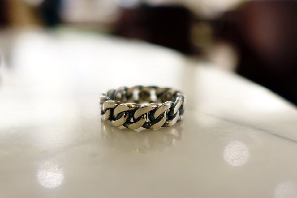 <b><p>Germanium silv chain rg</p></b><b><p>ゲルマニウムシルバーチェーンリング</p></b><br /><br /><p align='center'>