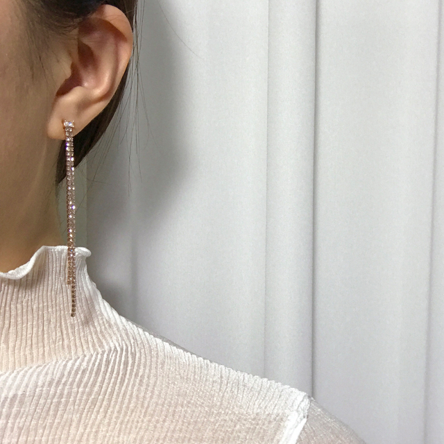 <b><p>spring body Rose Gold Lo Drop ear 12 ecies</p></b><b><p>春 個人 ローズゴールド ロング ドロップ イヤリ 12種 ウンチム 女性らしい</p></b><br /><br /><p align='center'>