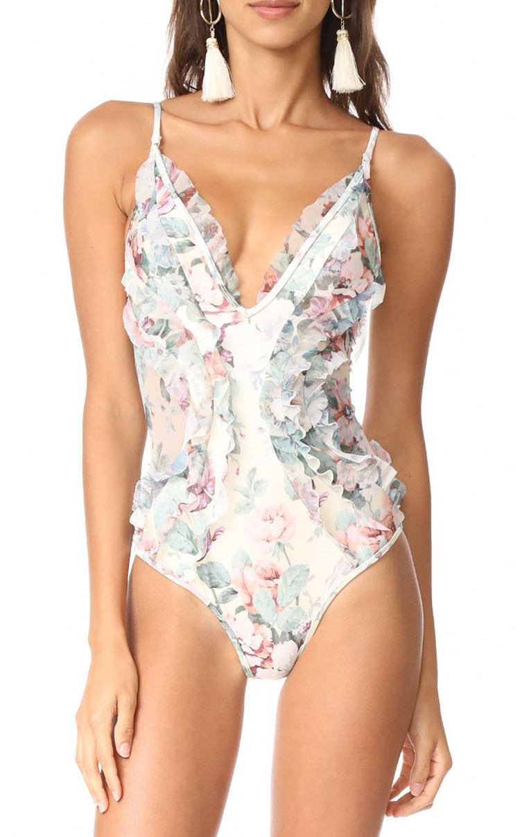 <b><p>Zimmerman pastel flow Frill Monokini W's</p></b><b><p>ジマーマン パステル フラワー フリル モノキニ 女性のビーチウエアドレス バカンスルック</p></b><br /><br /><p align='center'>