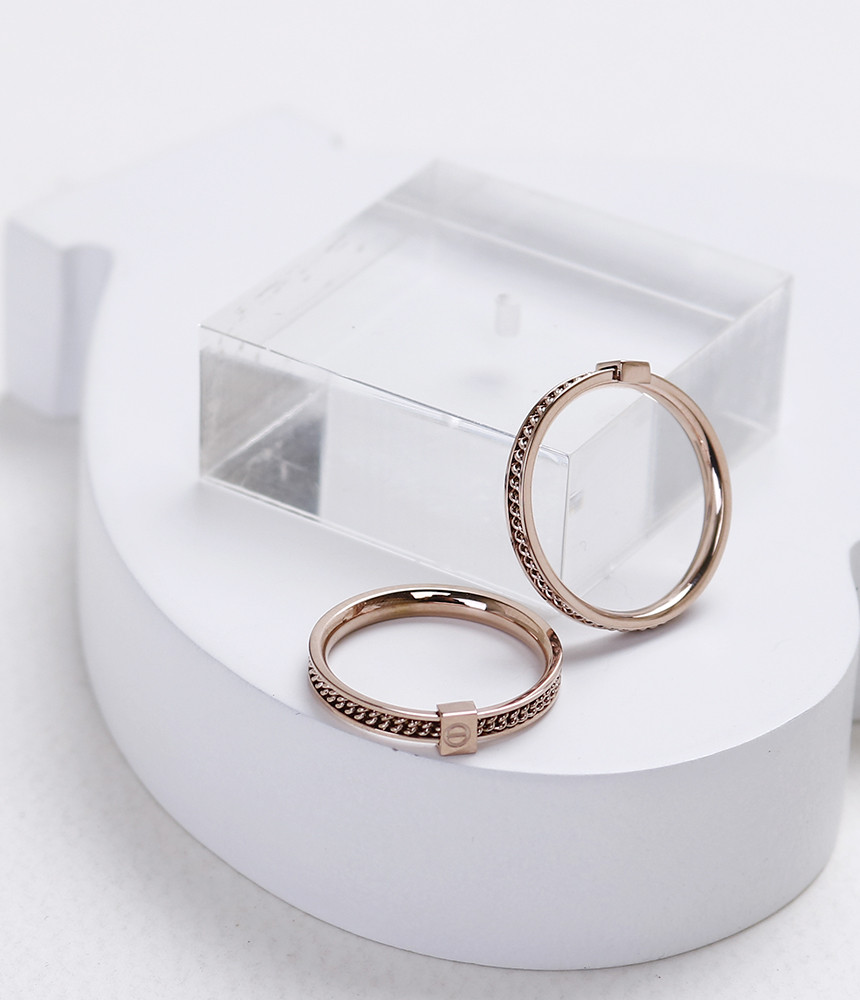 <b><p>It Surge Steel ring titanium couple Fendship</p></b><b><p>イッツ 書かれているカールスチール リング チタン カップル 友情シン モダンな</p></b><br /><br /><p align='center'>