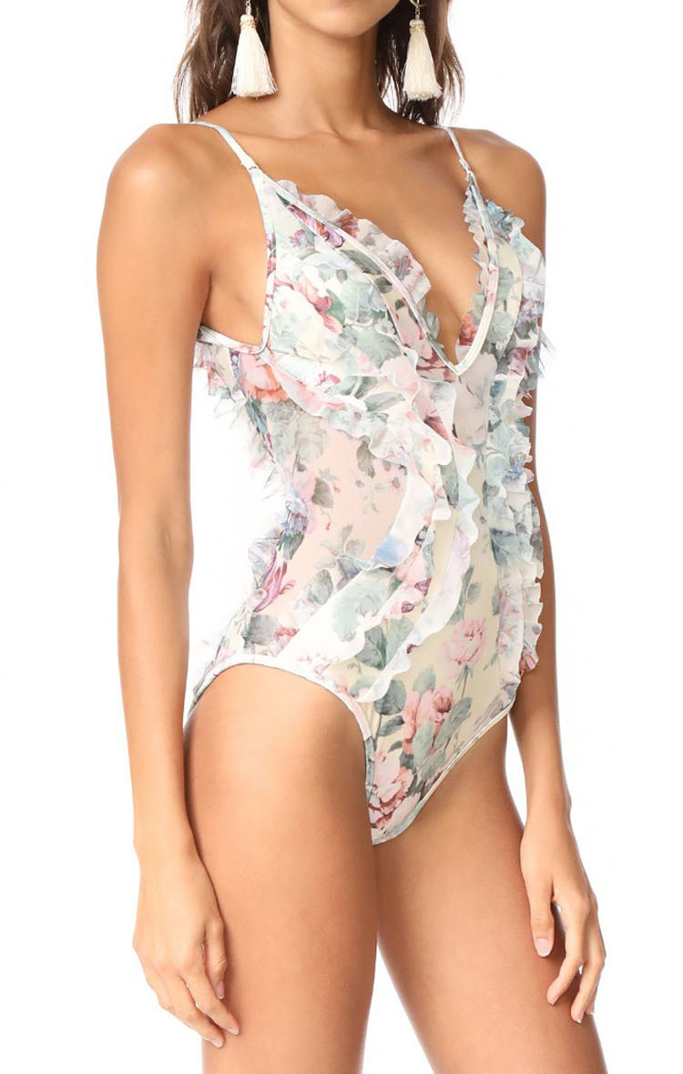 <b><p>Zimmerman pastel flow Frill Monokini W's</p></b><b><p>ジマーマン パステル フラワー フリル モノキニ 女性のビーチウエアドレス バカンスルック</p></b><br /><br /><p align='center'>
