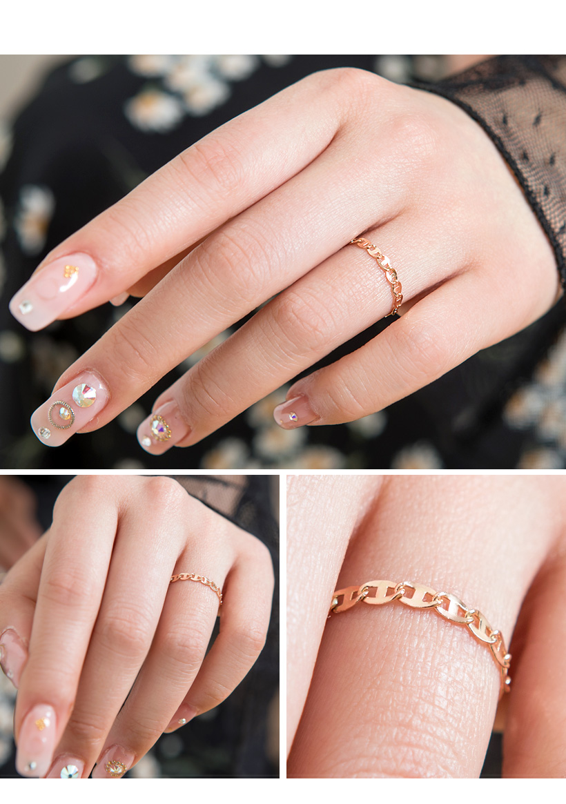 <b><p>Shipped sa day 14K Stylh ladder Chain rg</p></b><b><p>当日出荷 14K ニフティはしご 重ね着 チェーンリング 3宗宅1 準ジュエリー</p></b><br /><br /><p align='center'>