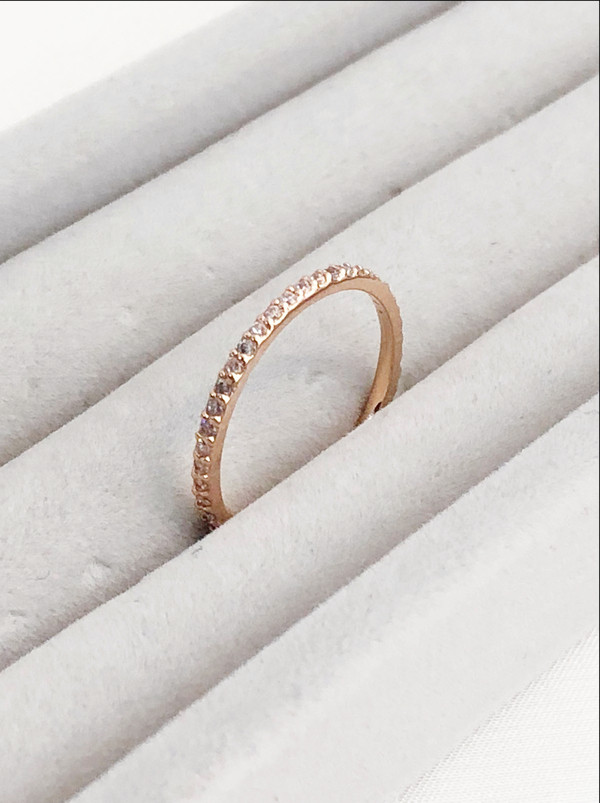 <b><p>GOLD Full Cubic Daily Layered Sk Ring</p></b><b><p>ゴールド 全体キュービックデイリー重ね着室リング</p></b><br /><br /><p align='center'>