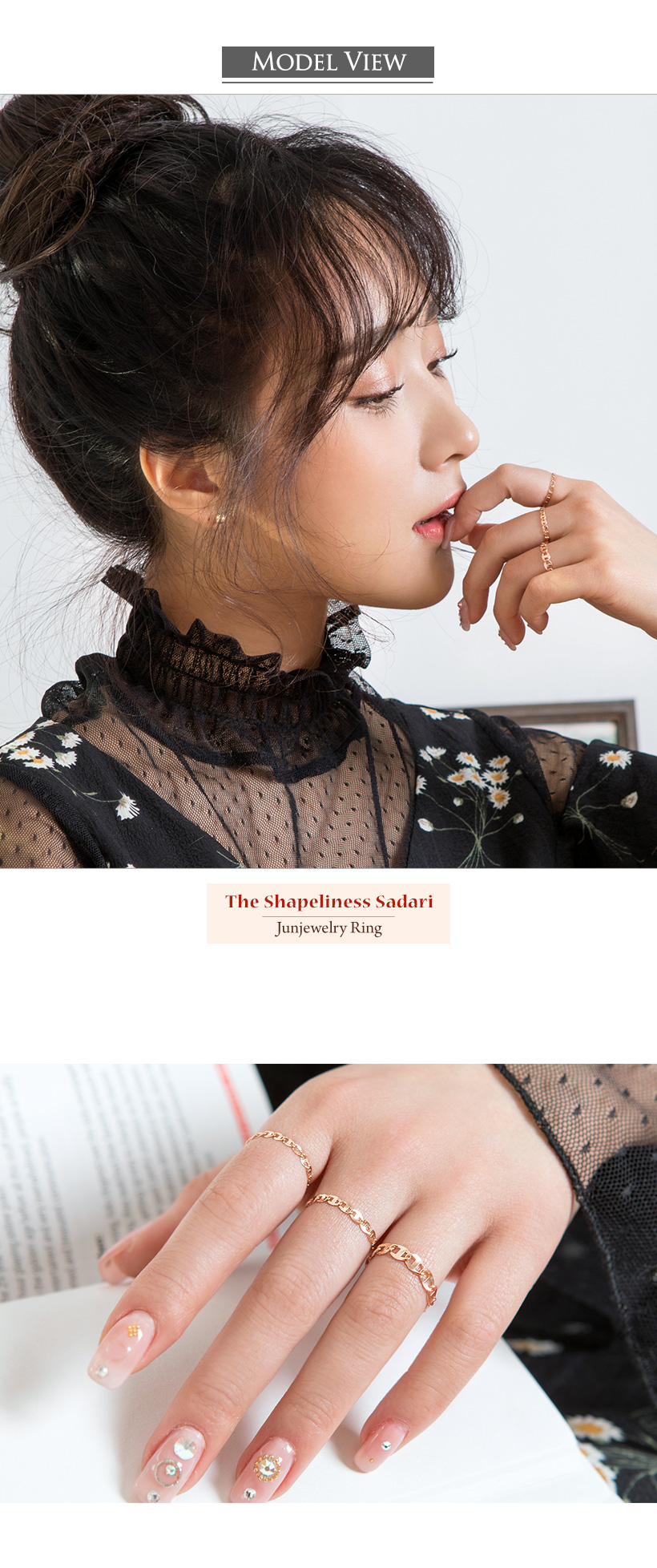 <b><p>Shipped sa day 14K Stylh ladder Chain rg</p></b><b><p>当日出荷 14K ニフティはしご 重ね着 チェーンリング 3宗宅1 準ジュエリー</p></b><br /><br /><p align='center'>