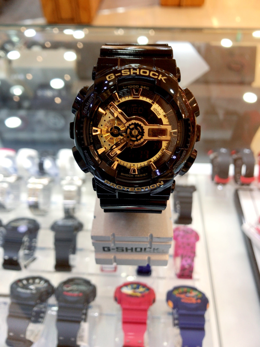 <b><p>Ji Casio Big Face Blk Gold GA-110GB-1ADR</p></b><b><p>ジーショック カシオ ビッグフェイス靴墨のあるGA-110GB-1ADR</p></b><br /><br /><p align='center'>