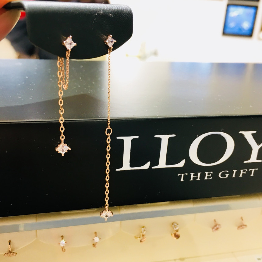 <b><p>Lloyd square Long Drop Two way eri LPSH2005G</p></b><b><p>ロイド スクエア ロング ドロップ ツーウェイ イヤリ LPSH2005G 14K</p></b><br /><br /><p align='center'>