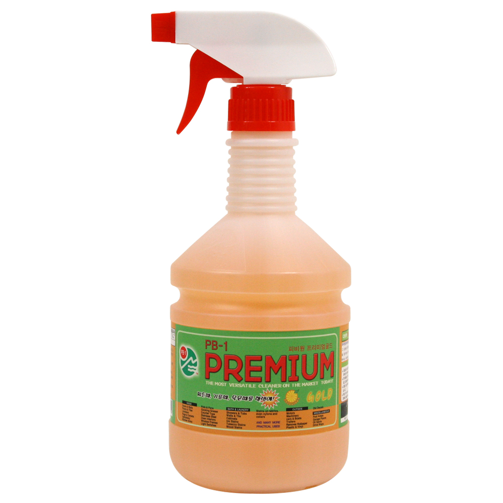 피비원 프리미엄 골드 1050ml x12개(1박스) 다용도세정제/다목적세정제/PB-1/찌든때/기름때/묶은때/청소용품 - 상세 이미지 2