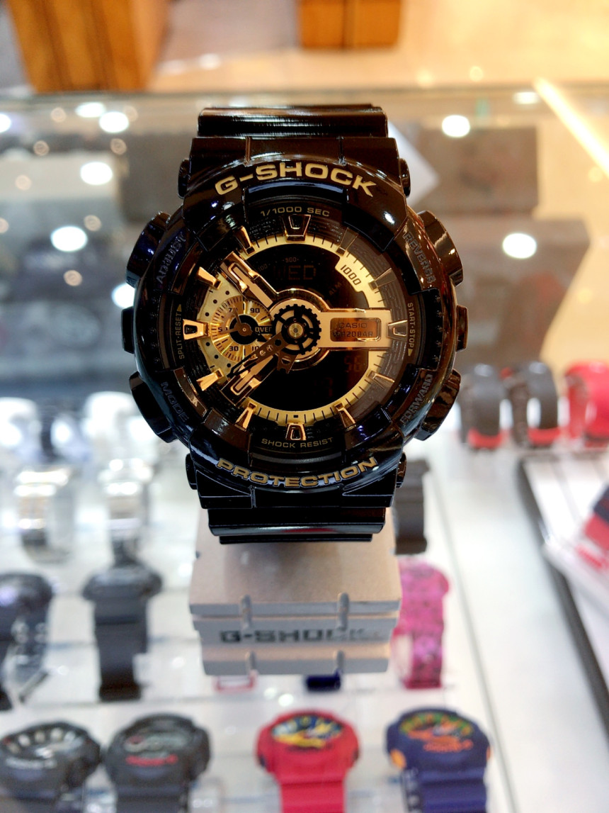 <b><p>Ji Casio Big Face Blk Gold GA-110GB-1ADR</p></b><b><p>ジーショック カシオ ビッグフェイス靴墨のあるGA-110GB-1ADR</p></b><br /><br /><p align='center'>