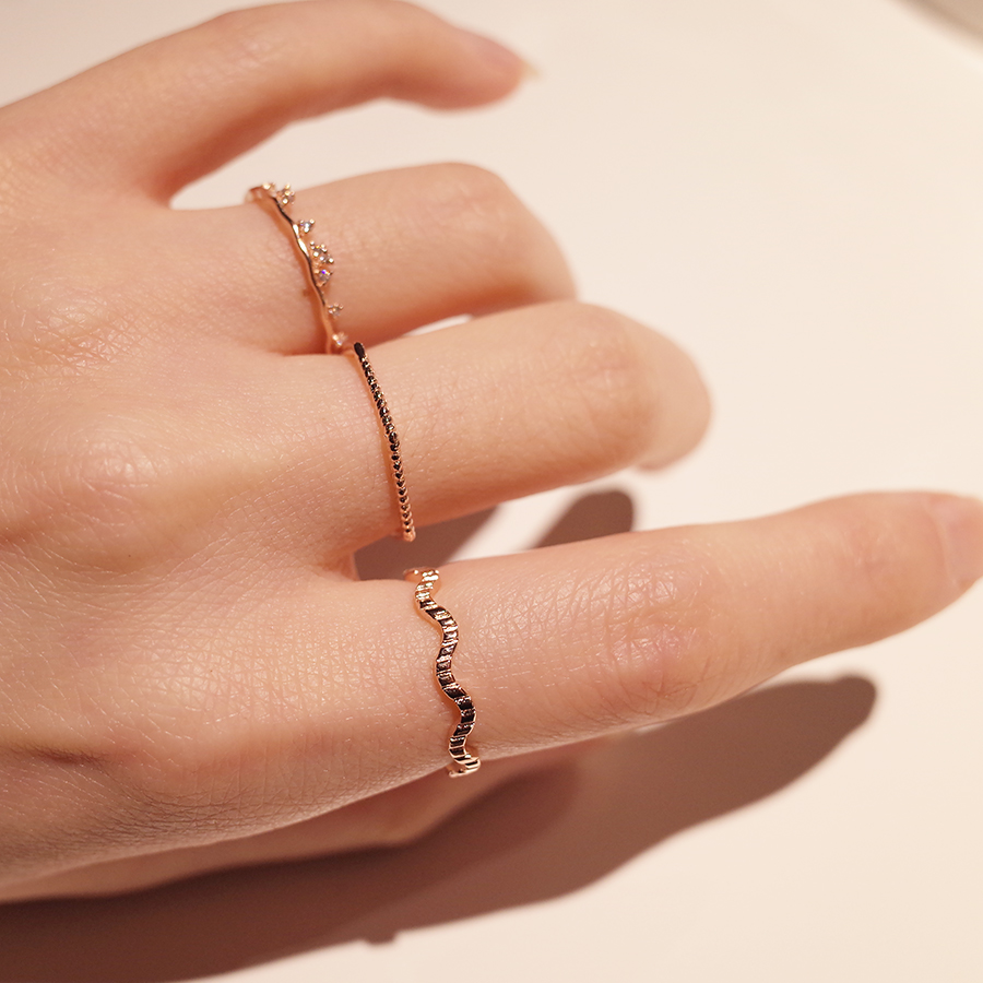 <b><p>Mourning silver 92.5 Hexagon Rose Gold Lay</p></b><b><p>無排 シルバー 92.5 六角 ローズゴールド リング 重ね着 ねじれ</p></b><br /><br /><p align='center'>