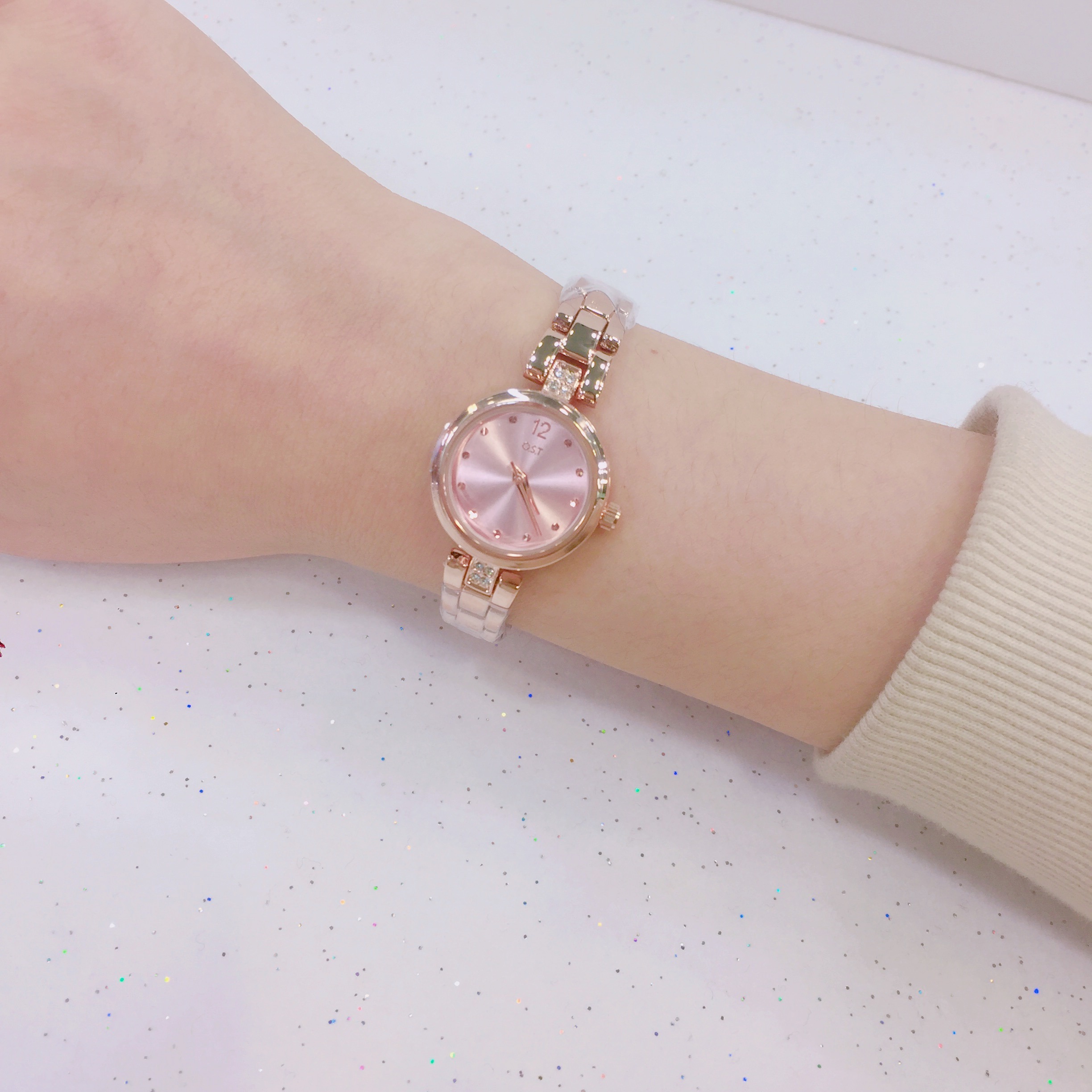 <b><p>OST In March event Spring flowers Mel pk</p></b><b><p>OST 3月に イベント 花一つ春 薄紫 ピンク メタル 時計 OTW118303TSS、OTW11</p></b><br /><br /><p align='center'>