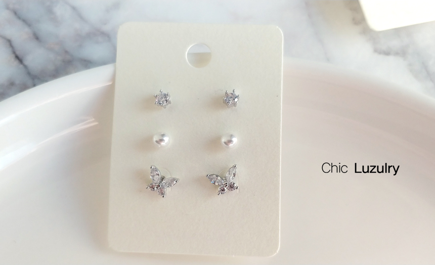 <b><p>Swarovski Cubic ering Fashion set Pel Surgal</p></b><b><p>スワロフスキー キュービック イヤリング ファッションセット 真珠 サージカルスチール</p></b><br /><br /><p align='center'>