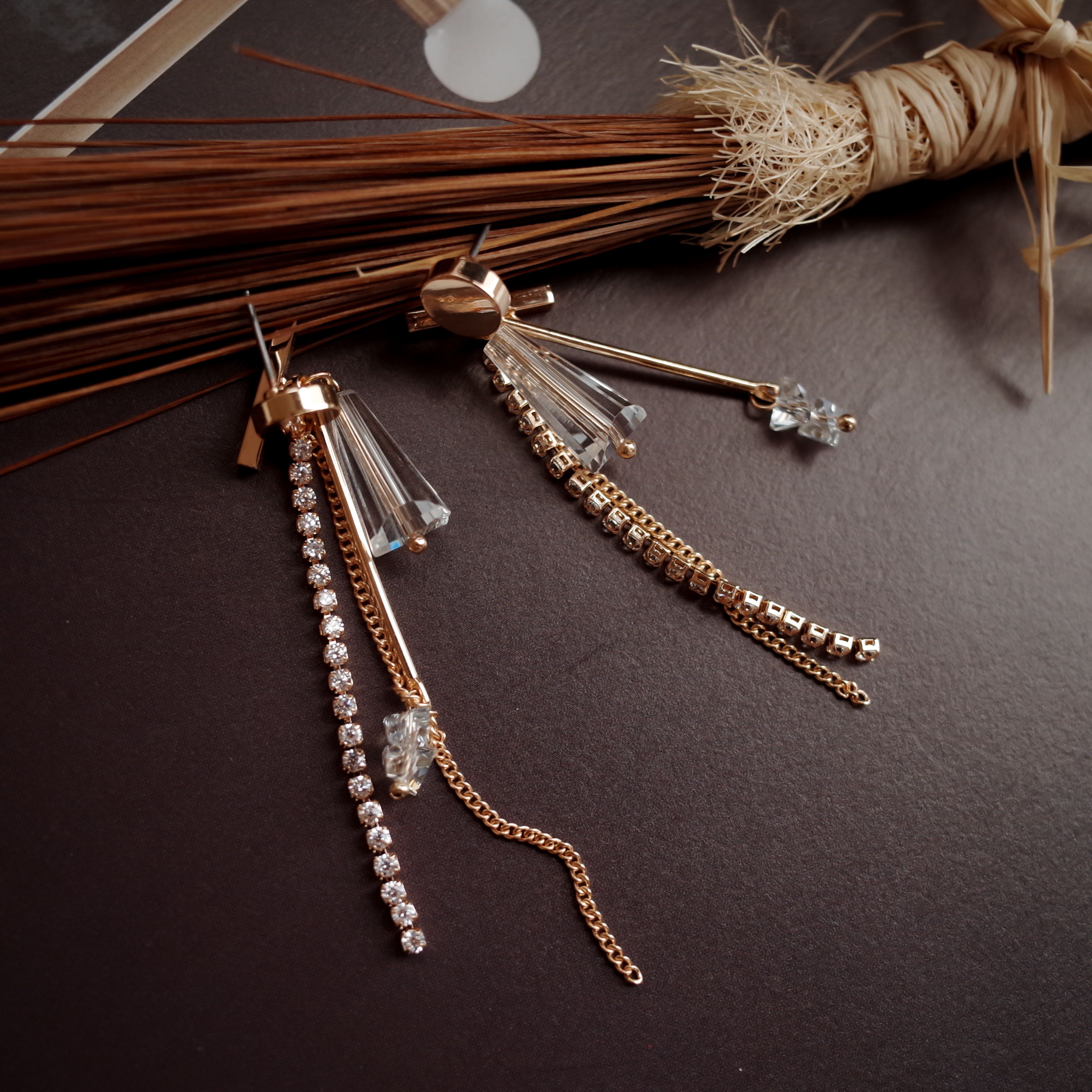 <b><p>Mystery Polygonal glass Jaran Drop Erings</p></b><b><p>神秘的な 多数のグラス ジュルランドロップイヤリング スタイリッシュな ユニークなデザイン</p></b><br /><br /><p align='center'>