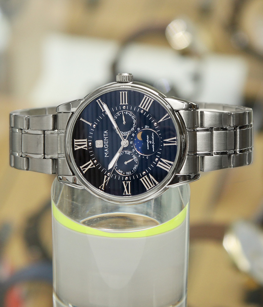 <b><p>magenta le Moon Phase Mel watch MA112.02.BK.MT</p></b><b><p>マゼンタ 男性 ムーンフェイズ メタル時計 MA112.02.BK.MT クラシックコーディネート</p></b><br /><br /><p align='center'>