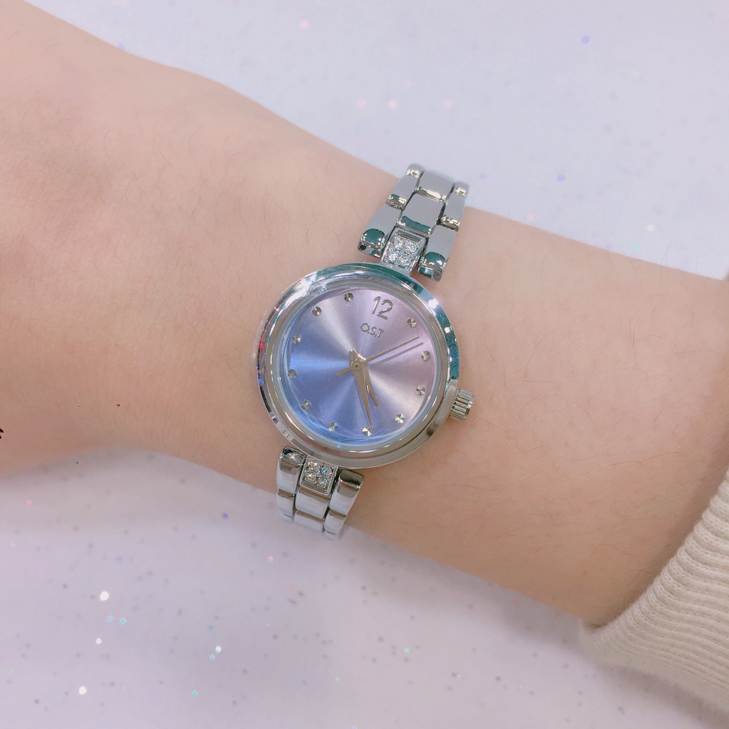 <b><p>OST In March event Spring flowers Mel pk</p></b><b><p>OST 3月に イベント 花一つ春 薄紫 ピンク メタル 時計 OTW118303TSS、OTW11</p></b><br /><br /><p align='center'>