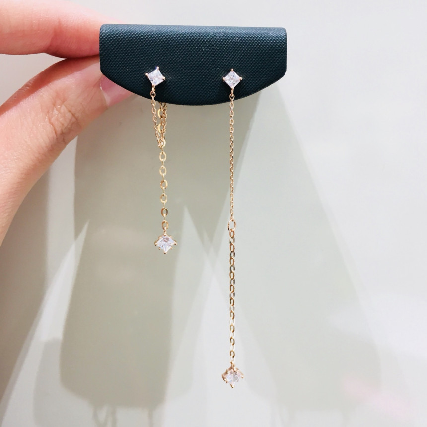 <b><p>Lloyd square Long Drop Two way eri LPSH2005G</p></b><b><p>ロイド スクエア ロング ドロップ ツーウェイ イヤリ LPSH2005G 14K</p></b><br /><br /><p align='center'>