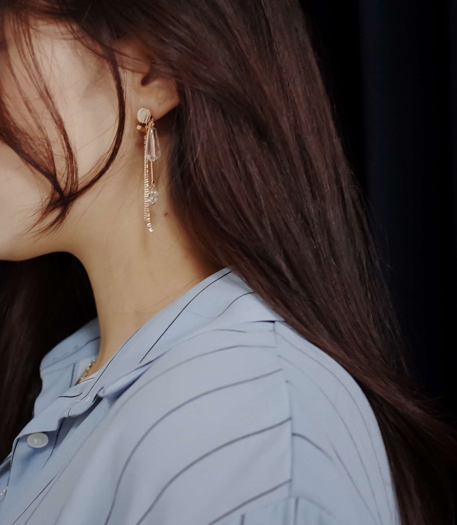 <b><p>Mystery Polygonal glass Jaran Drop Erings</p></b><b><p>神秘的な 多数のグラス ジュルランドロップイヤリング スタイリッシュな ユニークなデザイン</p></b><br /><br /><p align='center'>