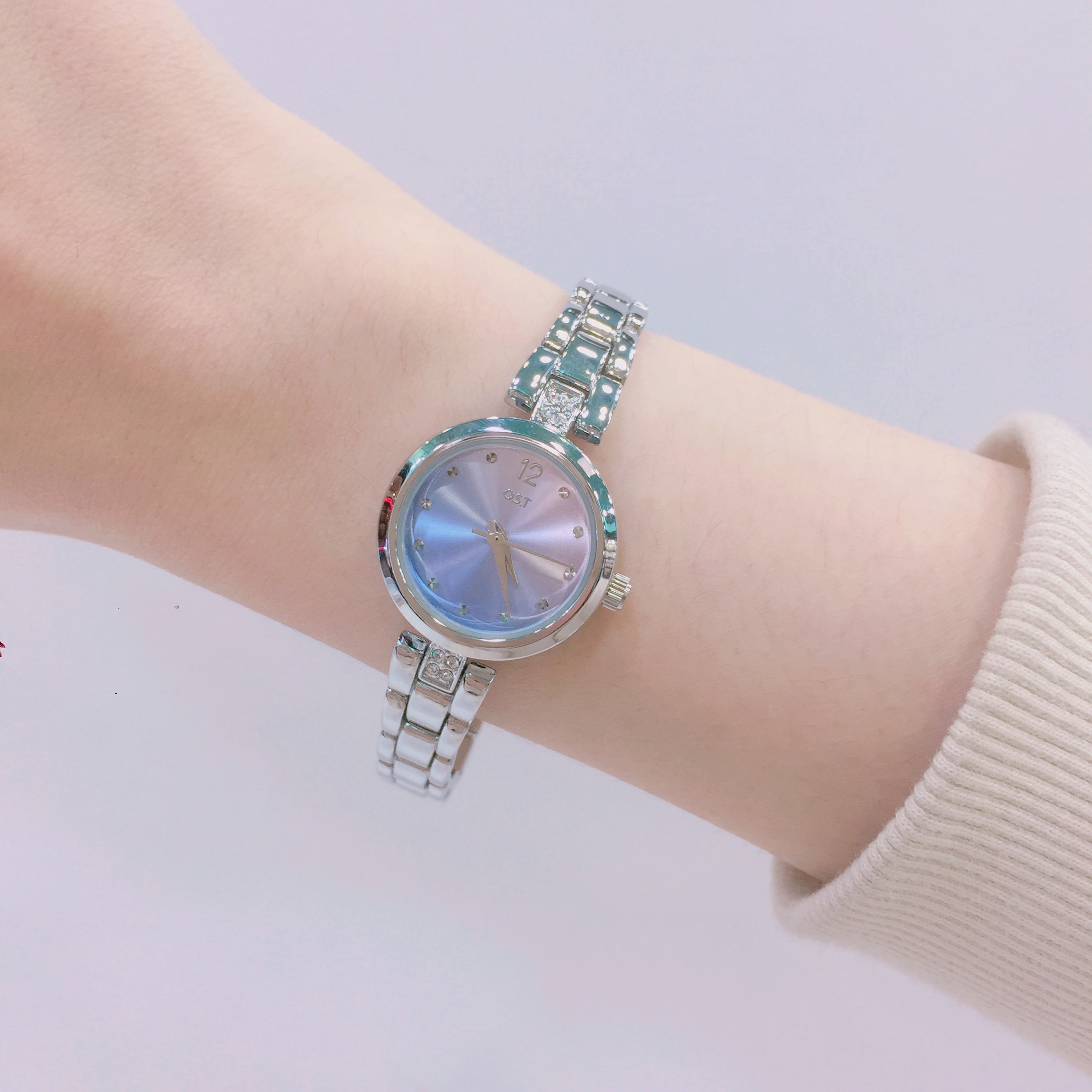 <b><p>OST In March event Spring flowers Mel pk</p></b><b><p>OST 3月に イベント 花一つ春 薄紫 ピンク メタル 時計 OTW118303TSS、OTW11</p></b><br /><br /><p align='center'>