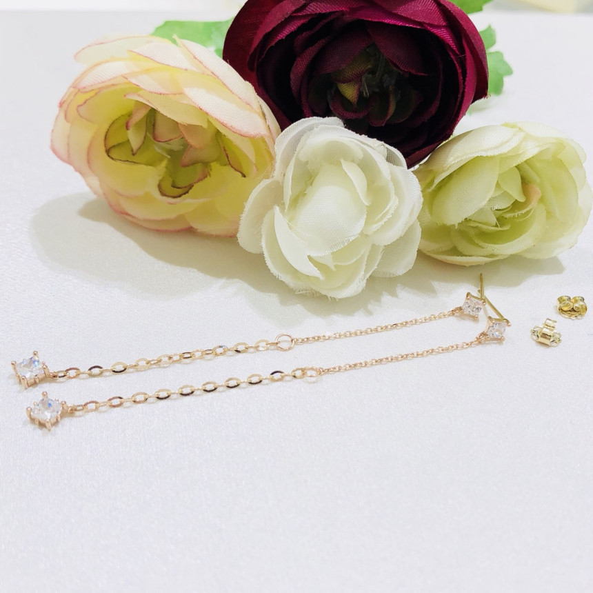 <b><p>Lloyd square Long Drop Two way eri LPSH2005G</p></b><b><p>ロイド スクエア ロング ドロップ ツーウェイ イヤリ LPSH2005G 14K</p></b><br /><br /><p align='center'>