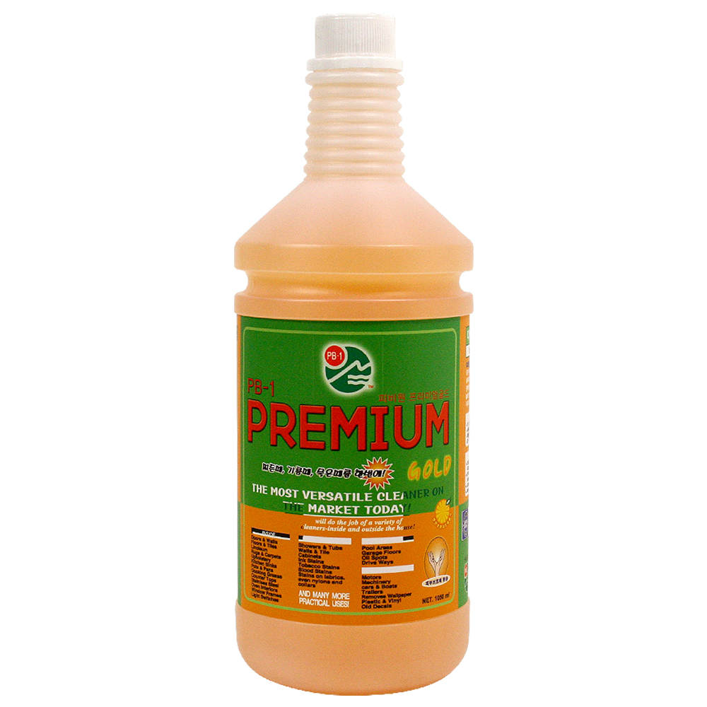 피비원 프리미엄 골드 1050ml x12개(1박스) 다용도세정제/다목적세정제/PB-1/찌든때/기름때/묶은때/청소용품 - 상세 이미지 3