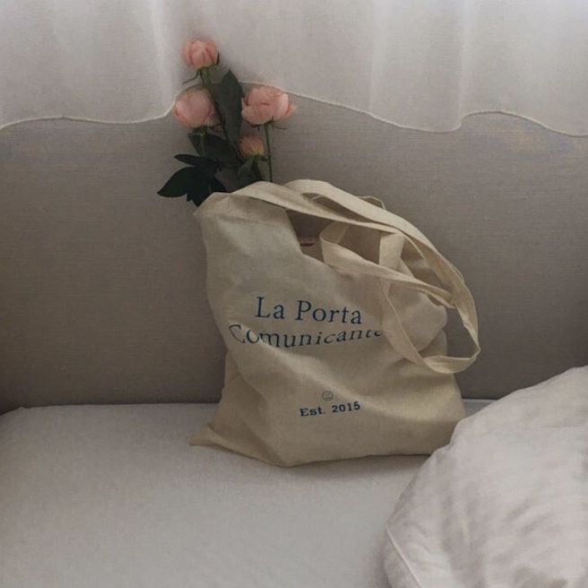 <b><p>La porta la Lettering Eco Bag 4l Robe Gray</p></b><b><p>とポルタla portaレタリングエコバック4colローブグレー 라포르타 에코백</p></b><br /><br /><p align='center'>