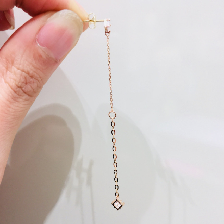 <b><p>Lloyd square Long Drop Two way eri LPSH2005G</p></b><b><p>ロイド スクエア ロング ドロップ ツーウェイ イヤリ LPSH2005G 14K</p></b><br /><br /><p align='center'>