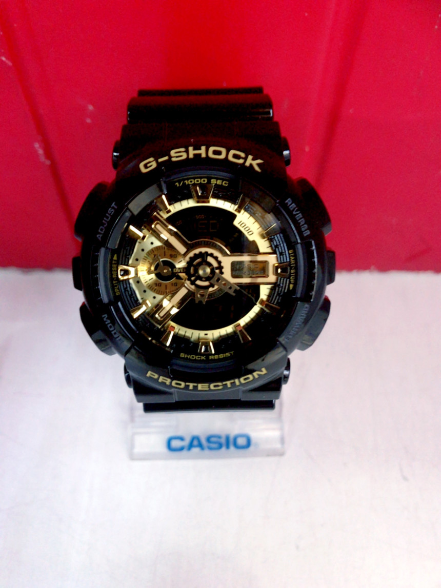 <b><p>Ji Casio Big Face Blk Gold GA-110GB-1ADR</p></b><b><p>ジーショック カシオ ビッグフェイス靴墨のあるGA-110GB-1ADR</p></b><br /><br /><p align='center'>
