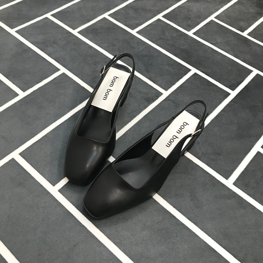 <b><p>Mourning Korean squa Middle heel Sl Bag de</p></b><b><p>無排 韓国語 スクエア ミドルヒール スリングバック ヒル モダンシ 足やすいシューズ</p></b><br /><br /><p align='center'>