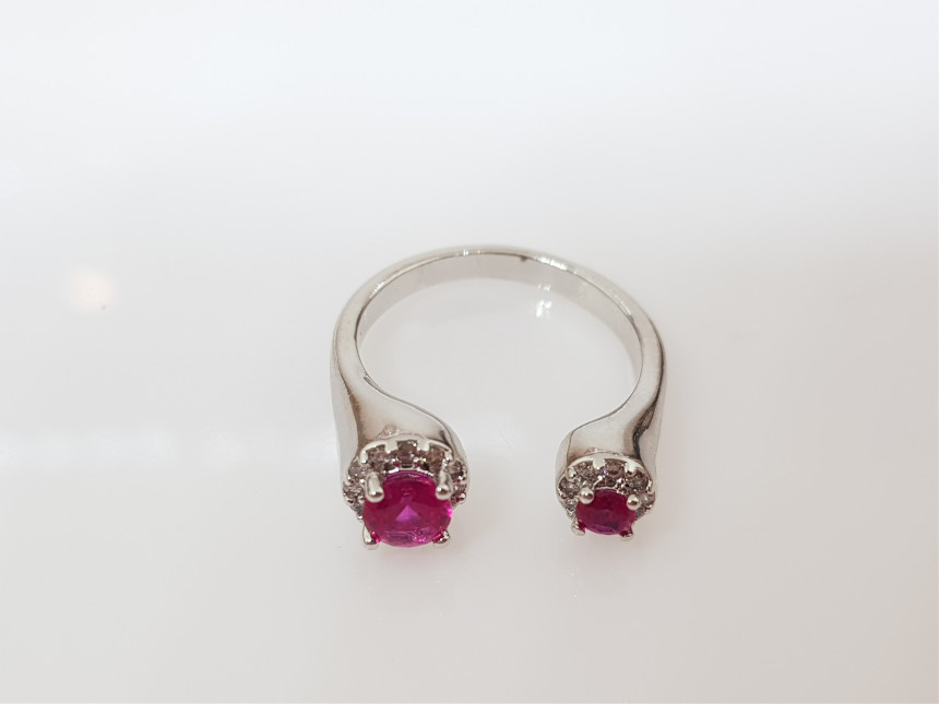<b><p>Miracle Open ty Ruby ring 445 Sweet and sour</p></b><b><p>ミラクル オープン型 ルビー リング ri445 サンコム若々しく 魅力のあるスタイル</p></b><br /><br /><p align='center'>
