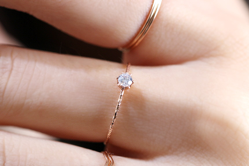 <b><p>14k thread ring Layed Cube cic Ace Guard</p></b><b><p>14k室リング 重ね着 クラウンキュービック エキ ガード</p></b><br /><br /><p align='center'>