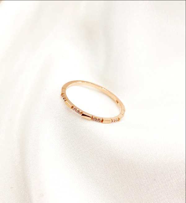 <b><p>GOLD Daily Cubic Guard Ring</p></b><b><p>ゴールド デイリーキュービックガードリング</p></b><br /><br /><p align='center'>