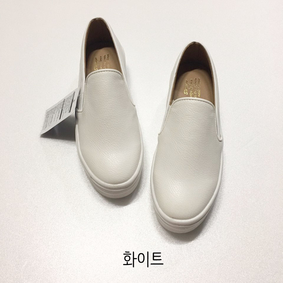 <b><p>Mourning Korean Height The Slip-on 5cm FREE</p></b><b><p>無排 韓国語 身長 厚底 スリップオン 5cm 送料無料 足快適 レザー 心地よい</p></b><br /><br /><p align='center'>