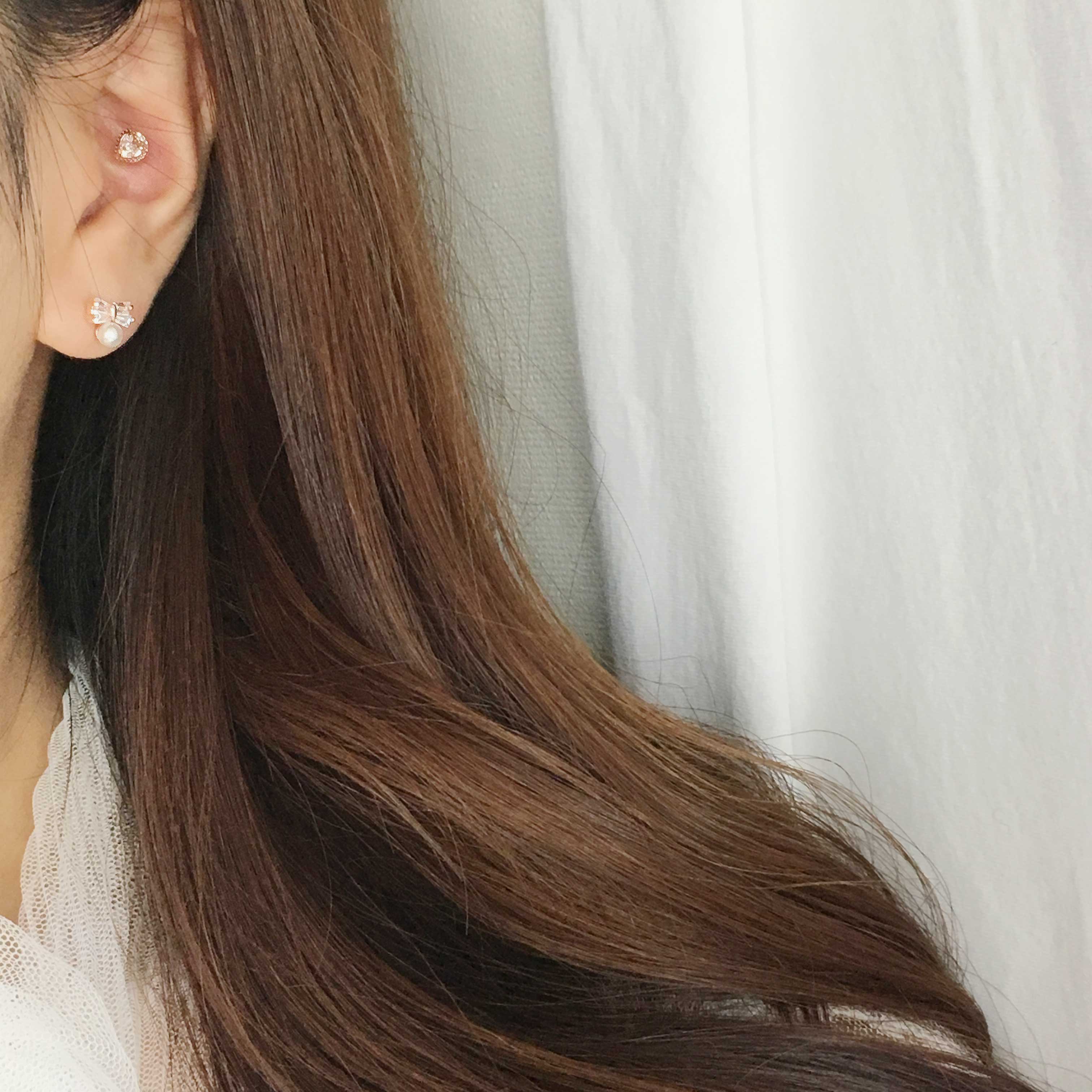 <b><p>daily flower Cubic Drop earring 14 pieces</p></b><b><p>デイリー フラワー キュービック ドロップ イヤリング 14ピース シンプルな セット</p></b><br /><br /><p align='center'>