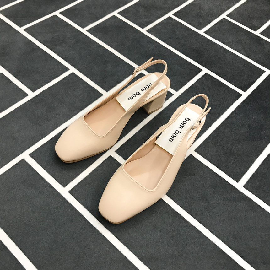 <b><p>Mourning Korean squa Middle heel Sl Bag de</p></b><b><p>無排 韓国語 スクエア ミドルヒール スリングバック ヒル モダンシ 足やすいシューズ</p></b><br /><br /><p align='center'>