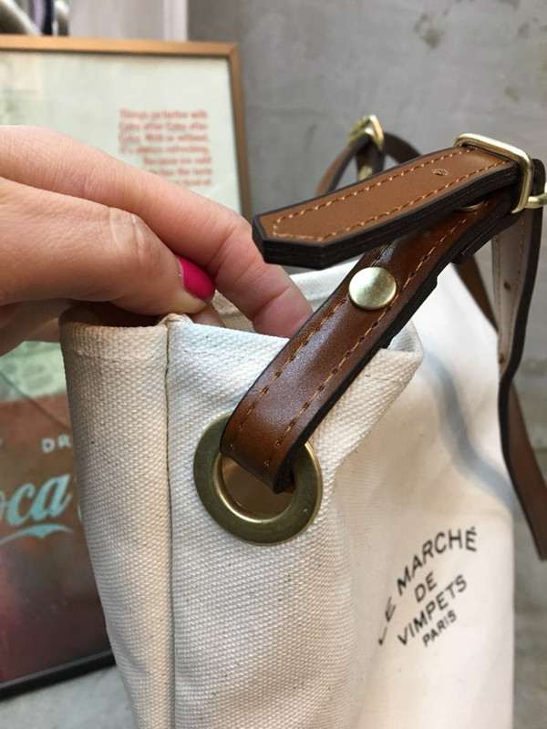 <b><p>Leather strap Eco-back Solid canvas Bl Stysh</p></b><b><p>レザーストラップエコバッグ硬いキャンバス黒洗練された外出ルックコーディネートバッグ快適なカジュアル大</p></b><br /><br /><p align='center'>