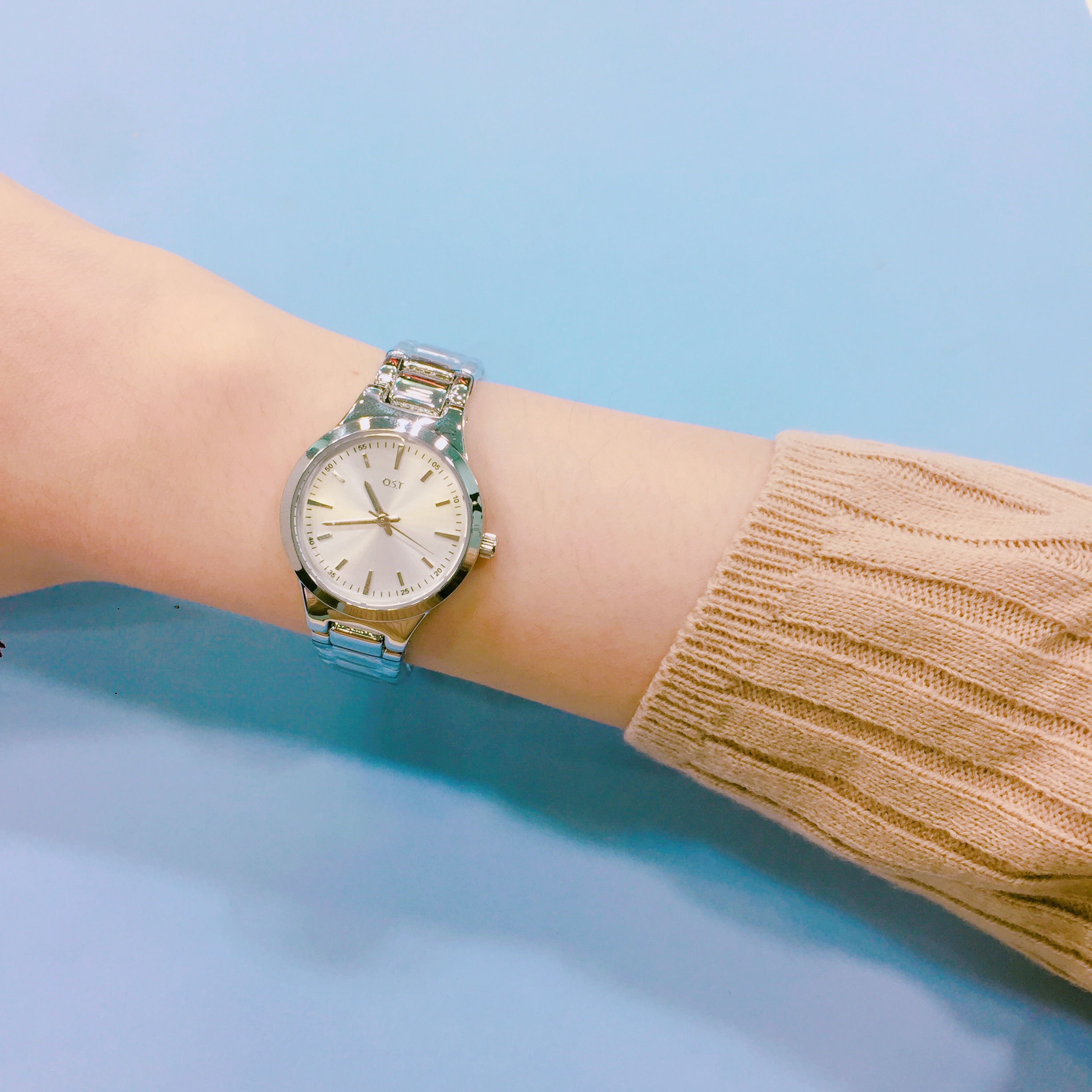 <b><p>OST Basic Couple Silver Metal Watch OTC118302TSS</p></b><b><p>OST ベーシックカップルシルバーメタル時計OTC118302TSS 22</p></b><br /><br /><p align='center'>