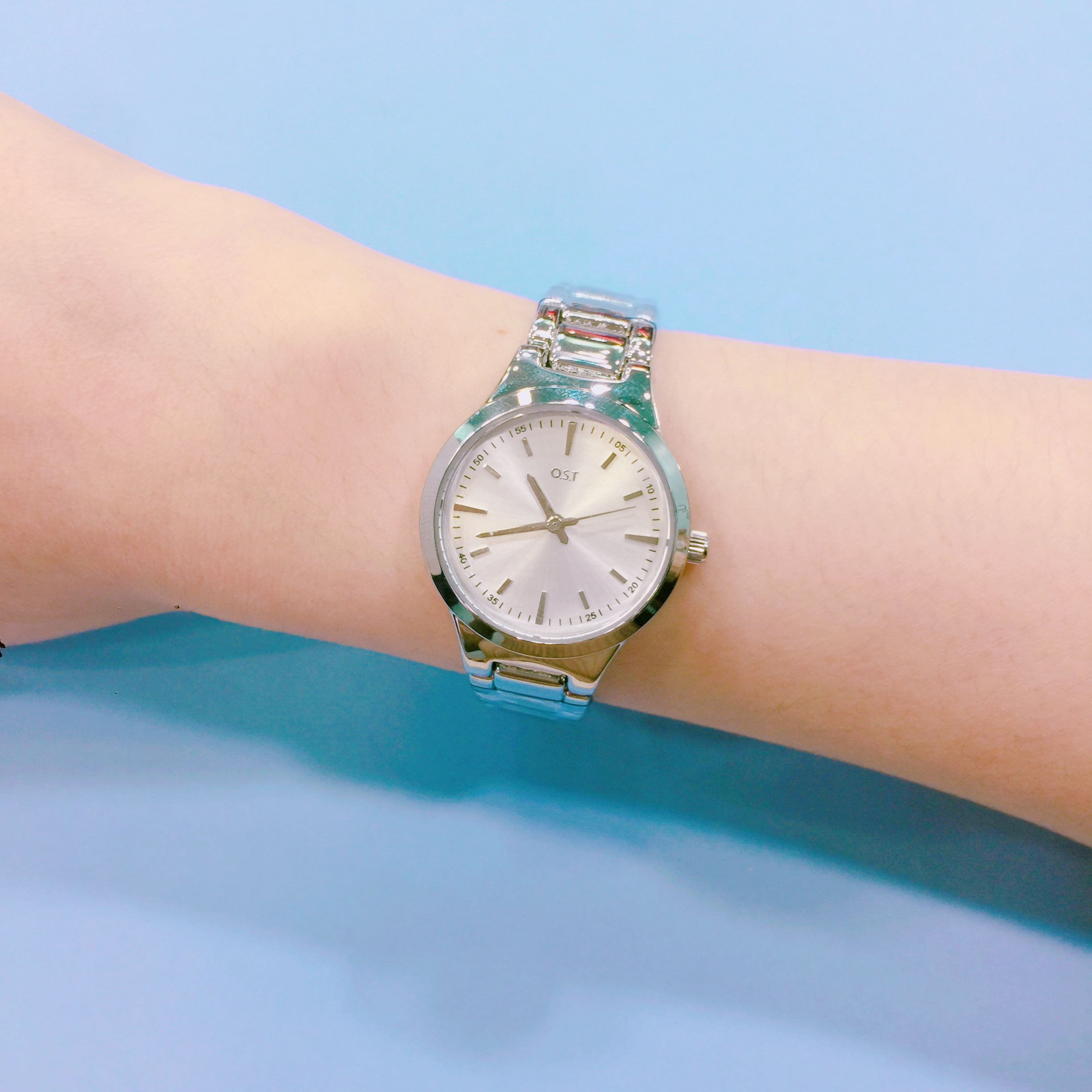 <b><p>OST Basic Couple Silver Metal Watch OTC118302TSS</p></b><b><p>OST ベーシックカップルシルバーメタル時計OTC118302TSS 22</p></b><br /><br /><p align='center'>