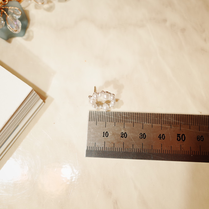 <b><p>Bubble Lee Pearl simp ring</p></b><b><p>バブルリー 真珠 シンプル イヤリング</p></b><br /><br /><p align='center'>