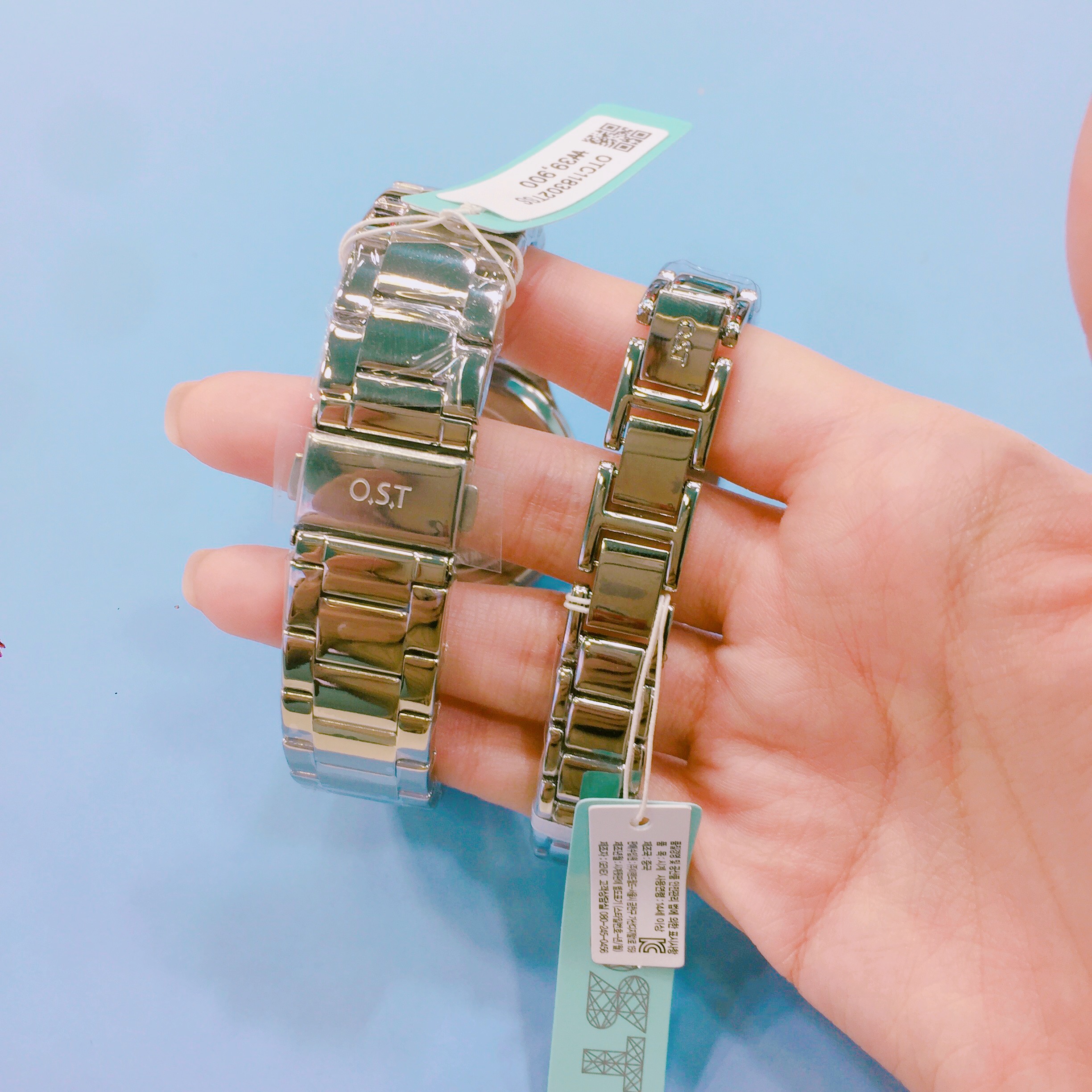 <b><p>OST Basic Couple Silver Metal Watch OTC118302TSS</p></b><b><p>OST ベーシックカップルシルバーメタル時計OTC118302TSS 22</p></b><br /><br /><p align='center'>